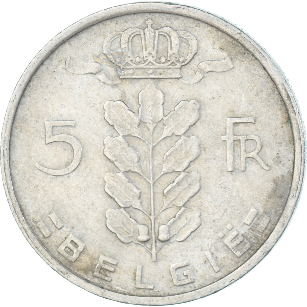 Munten, België, 5 Francs, 5 Frank, 1949