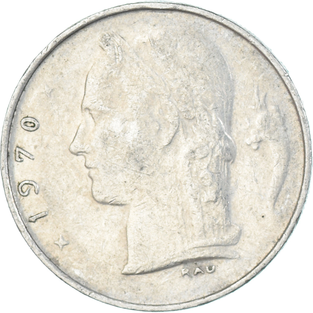 Münze, Belgien, Franc, 1970
