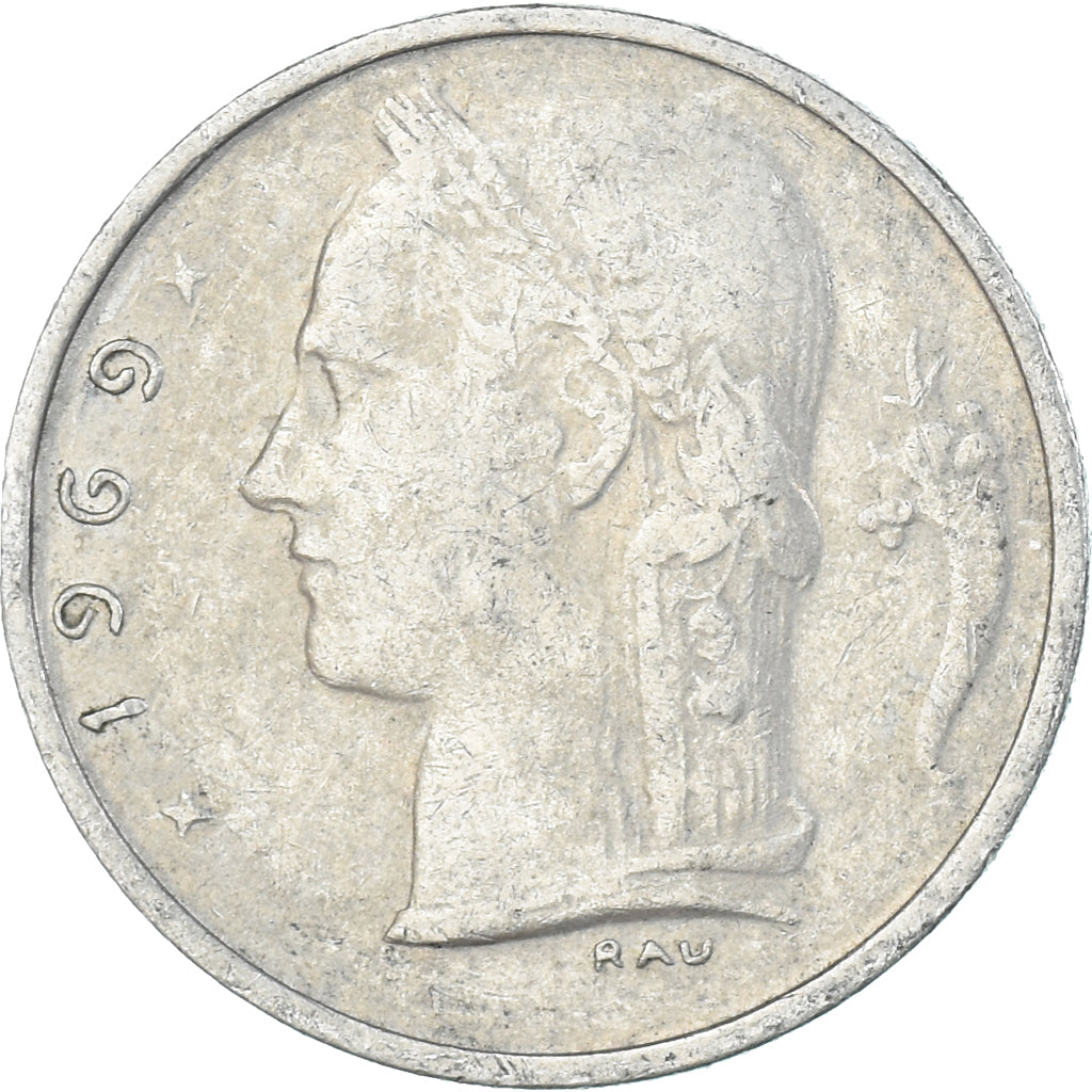 Coin, Belgium, Franc, 1969