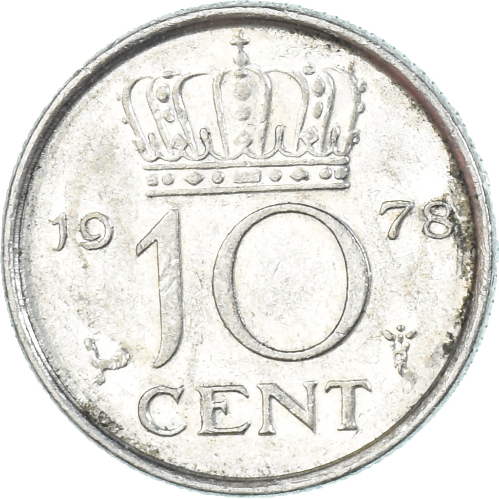 Moneta, Paesi Bassi, 10 Cents, 1978