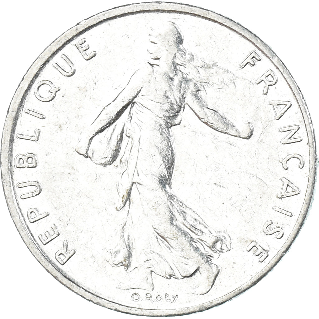 Münze, Frankreich, 1/2 Franc, 1983