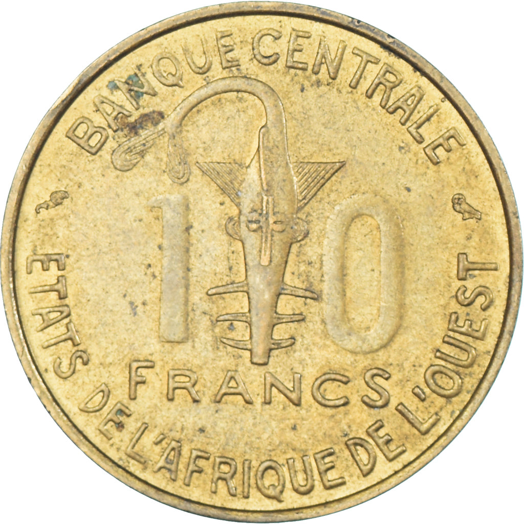 Coin, West African States, 10 Francs, 1959