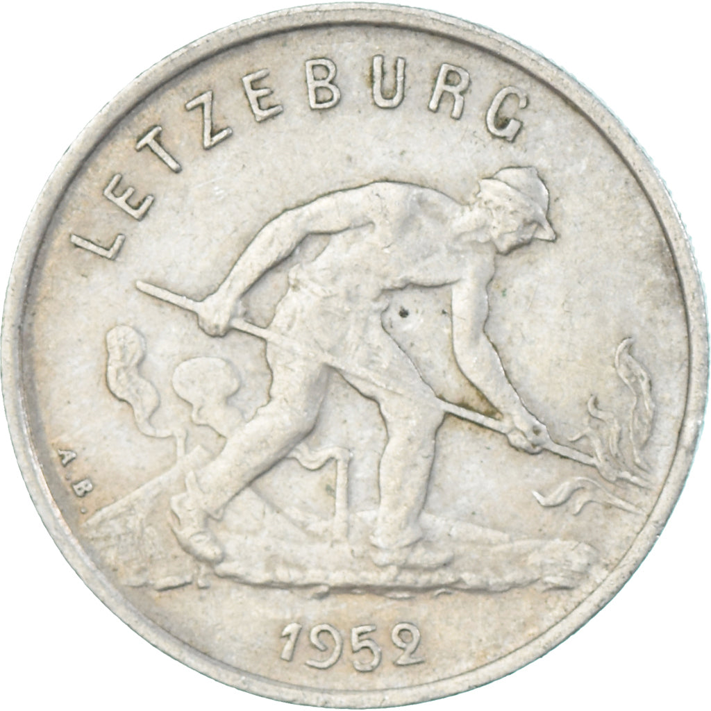 Monnaie, Luxembourg, Franc, 1952