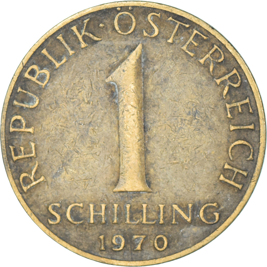 Moeda, Áustria, Schilling, 1970