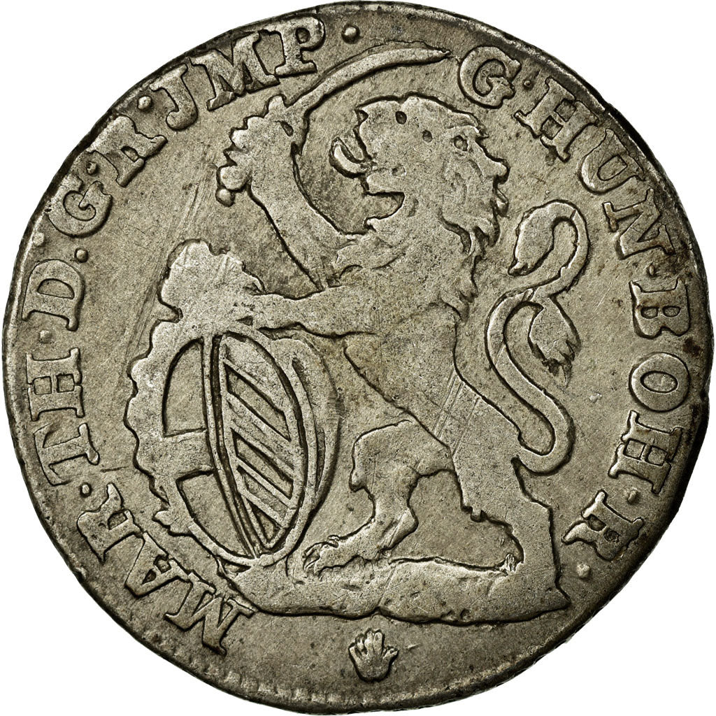 Coin, AUSTRIAN NETHERLANDS, Maria Theresa, Escalin, Schelling, 1750, Anvers