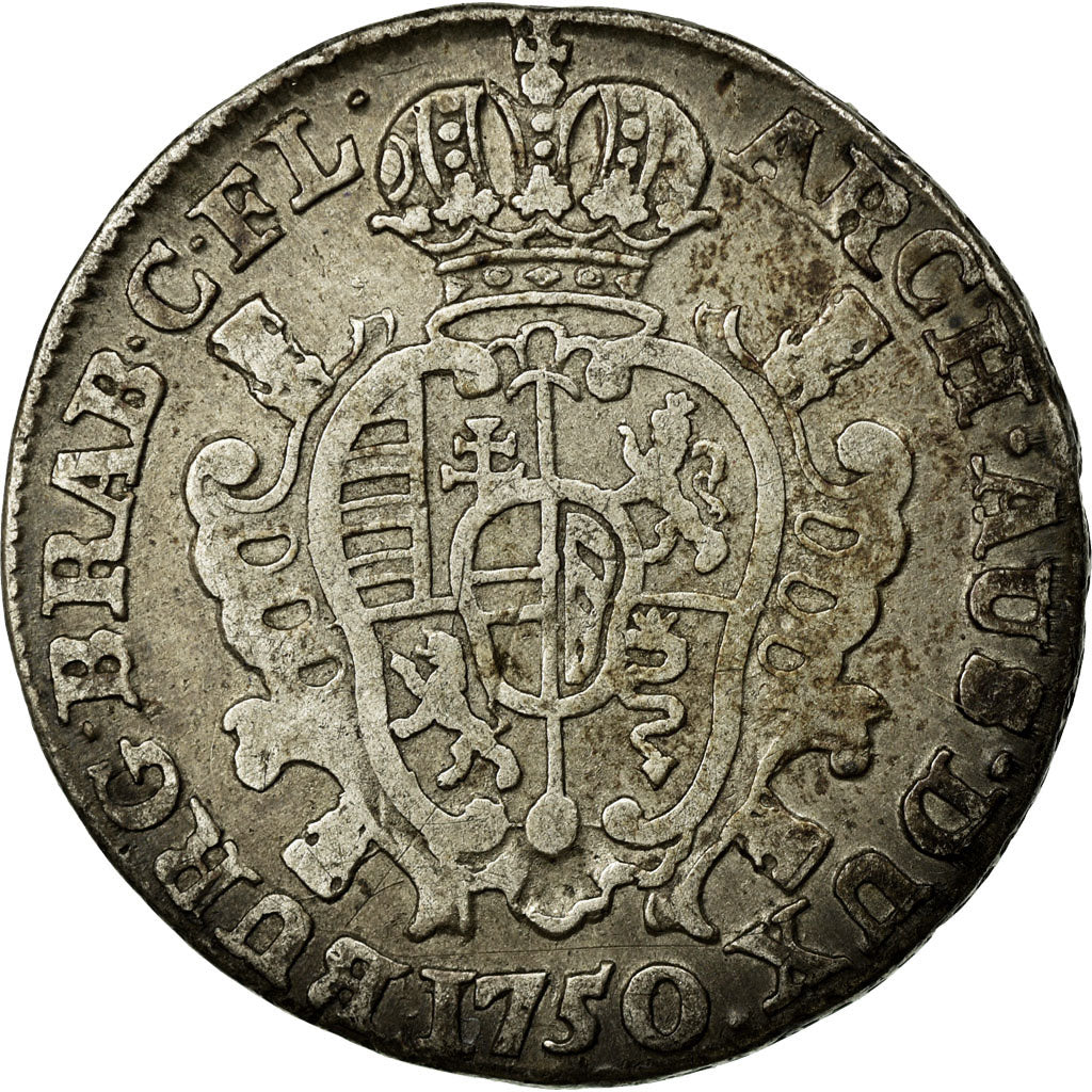 Coin, AUSTRIAN NETHERLANDS, Maria Theresa, Escalin, Schelling, 1750, Anvers