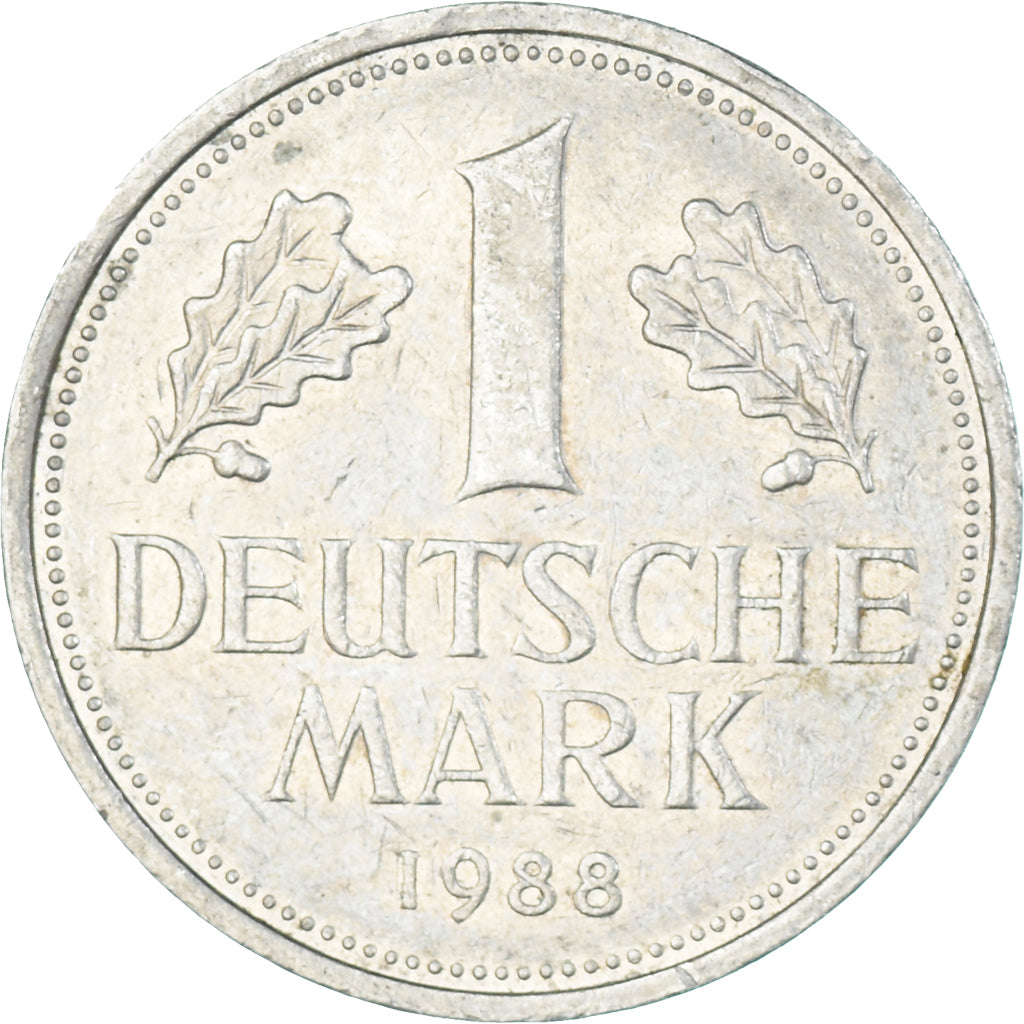Coin, Germany, Mark, 1988