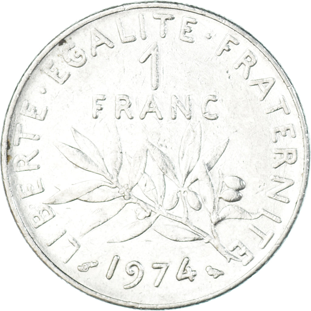 Moneda, Francia, Franc, 1974