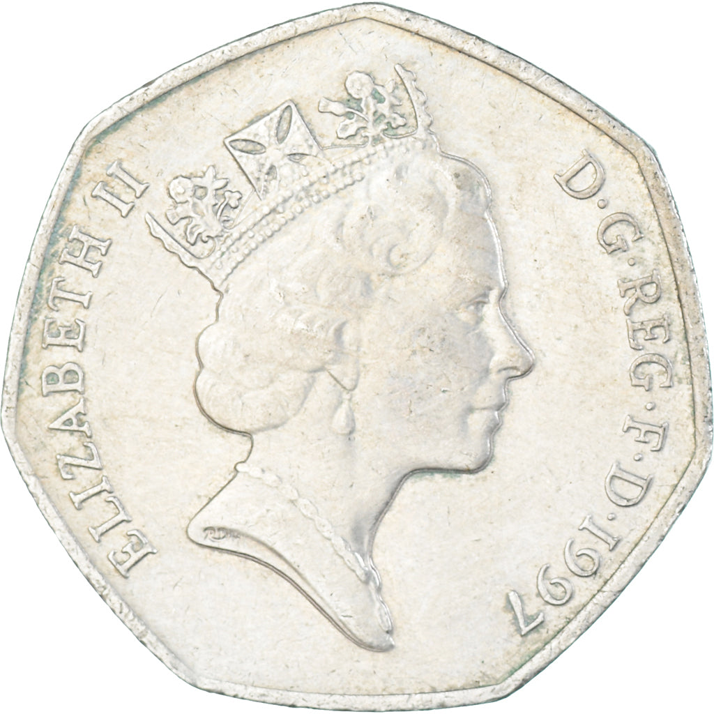 Coin, Great Britain, 50 Pence, 1997