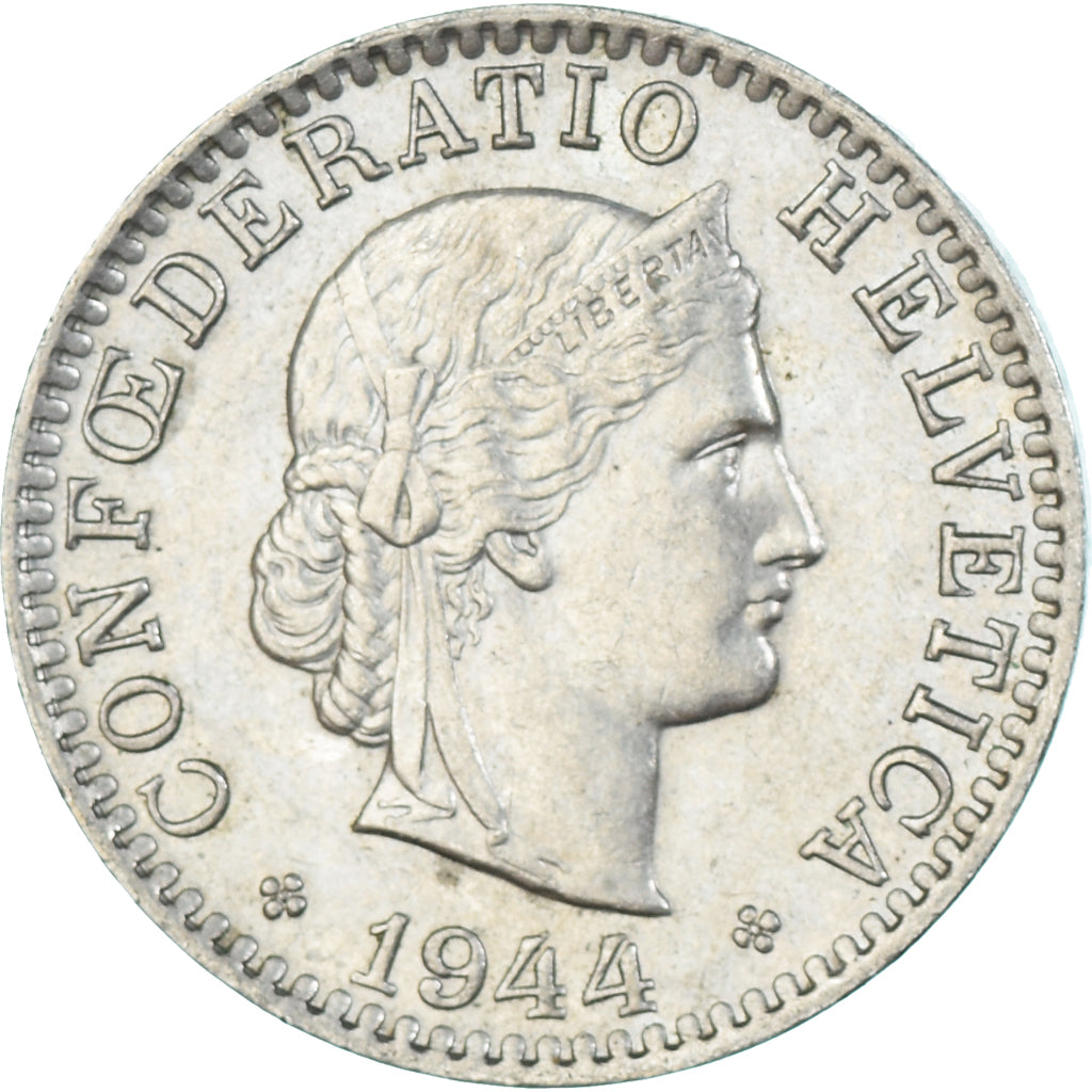 Münze, Schweiz, 20 Rappen, 1944