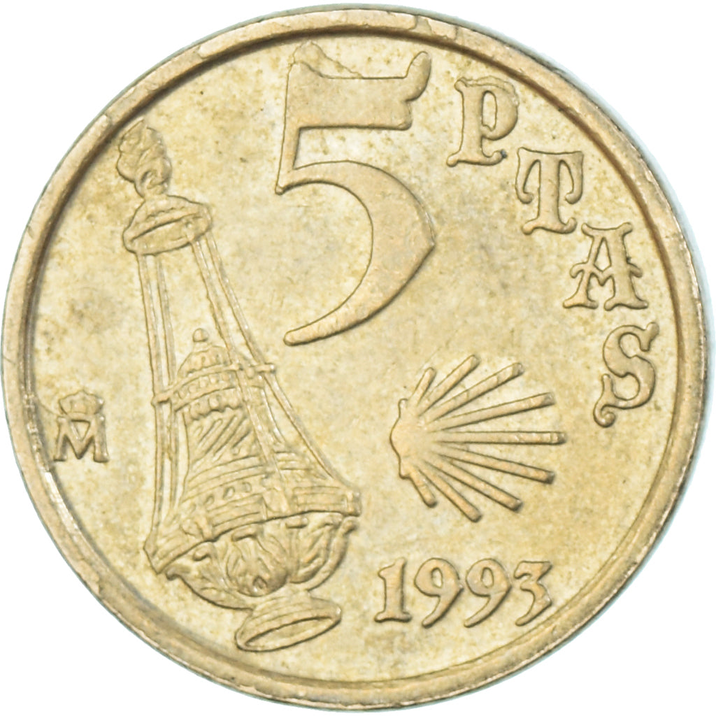 Munten, Spanje, 5 Pesetas, 1993