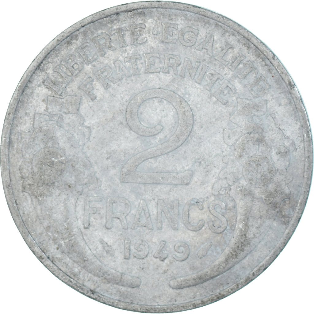 Münze, Frankreich, 2 Francs, 1949