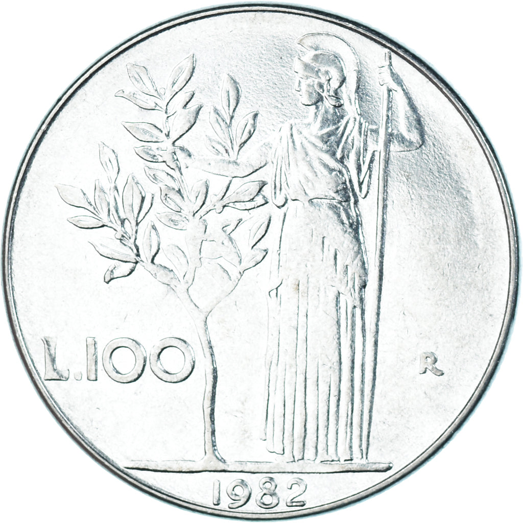 Münze, Italien, 100 Lire, 1982