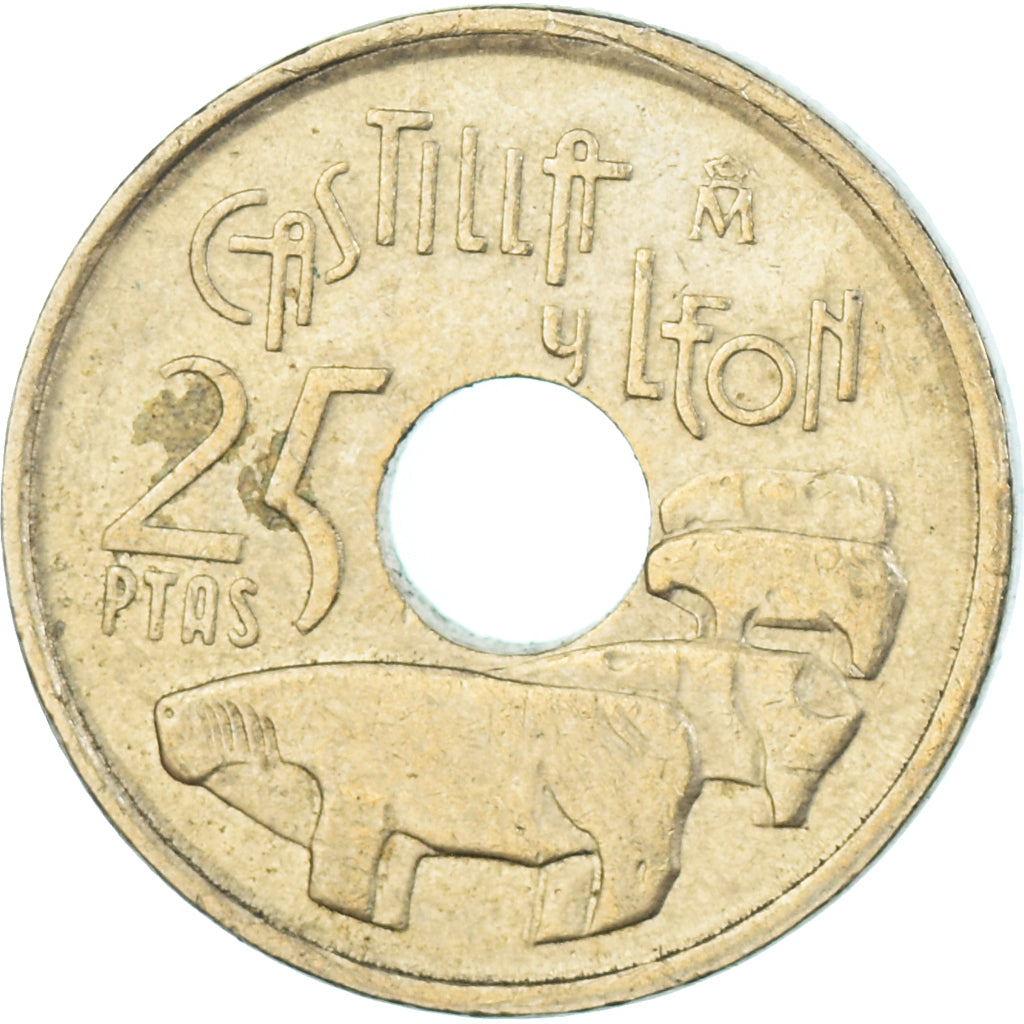 Monnaie, Espagne, 25 Pesetas, 1995
