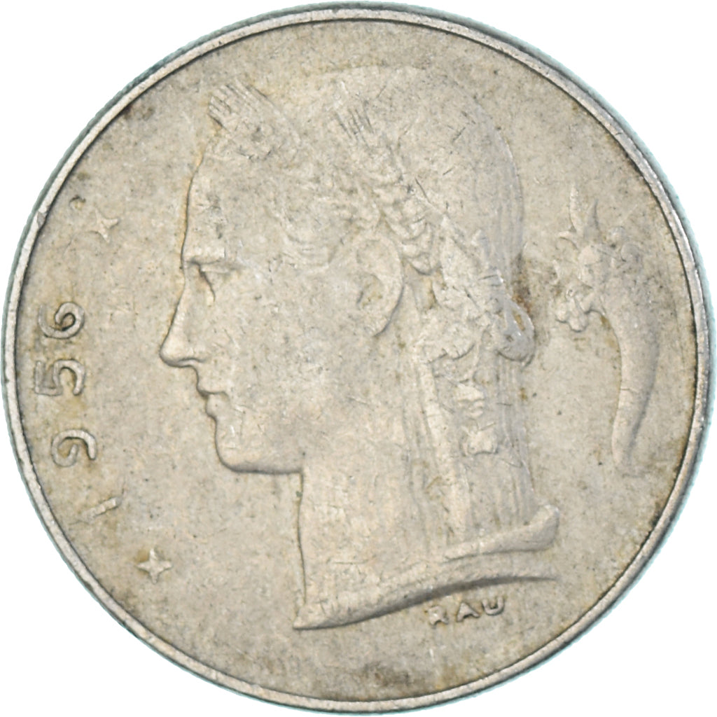 Coin, Belgium, Franc, 1956