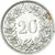 Monnaie, Suisse, 20 Rappen, 1938