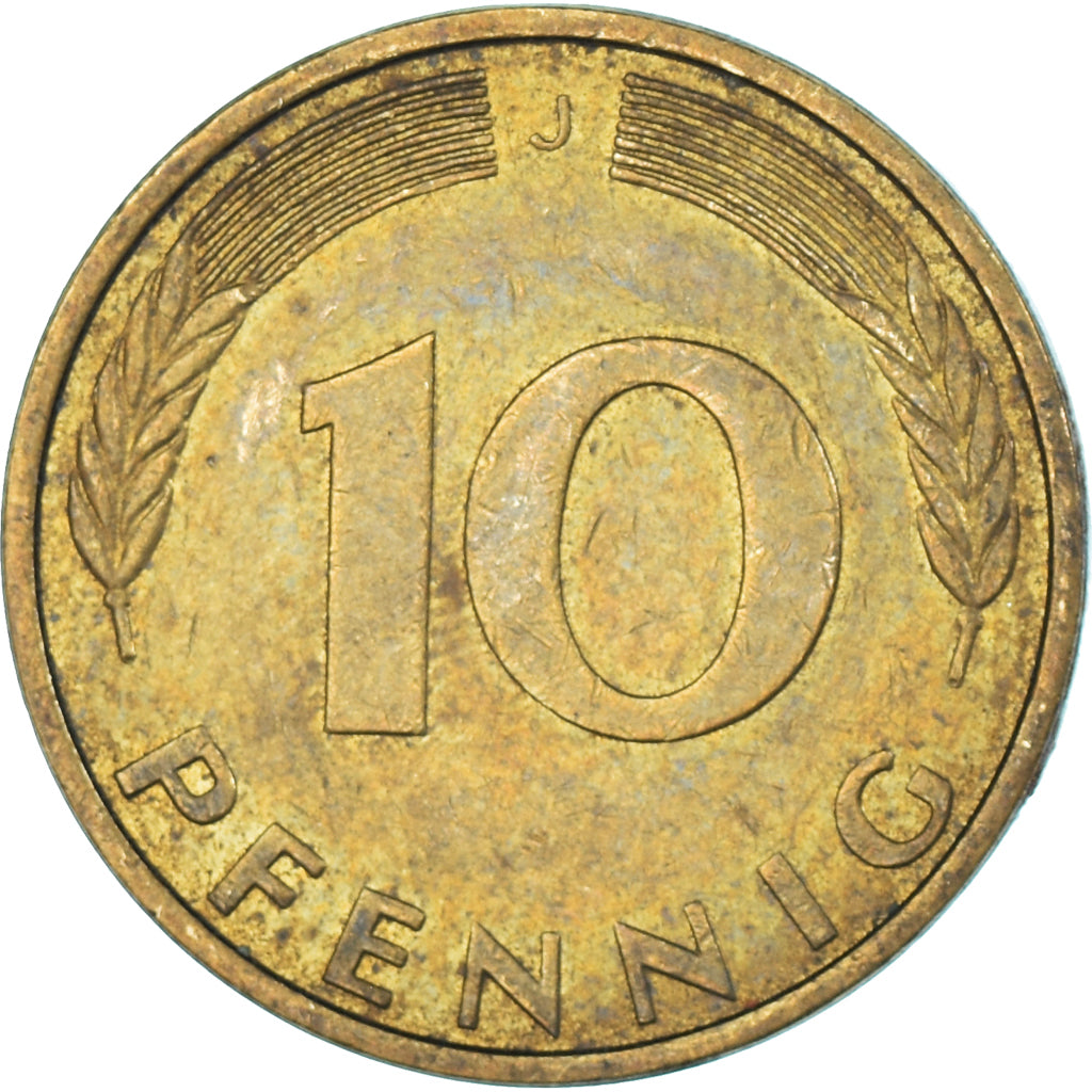 Coin, Germany, 10 Pfennig, 1993