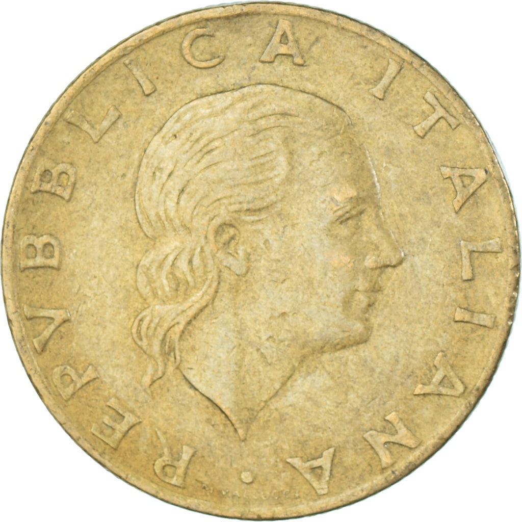 Moeda, Itália, 200 Lire, 1980