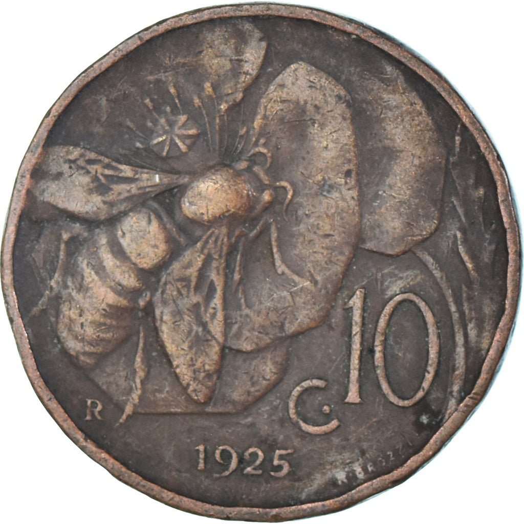 Moneta, Italia, 10 Centesimi, 1925
