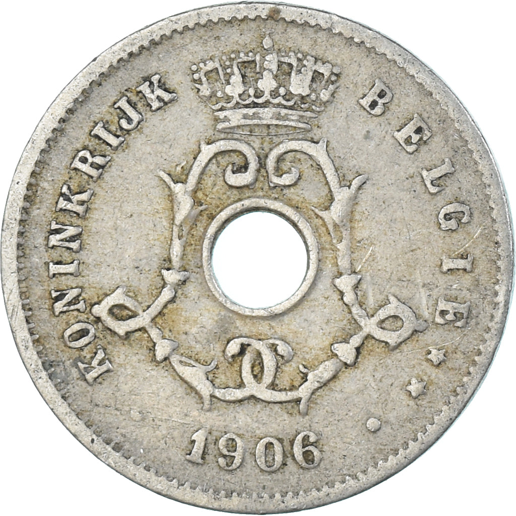 Moeda, Bélgica, 5 Centimes, 1906