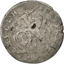 LIEGE, 2 Escalin, 1753, Liege, KM #161, VF(20-25), Silver, 7.29