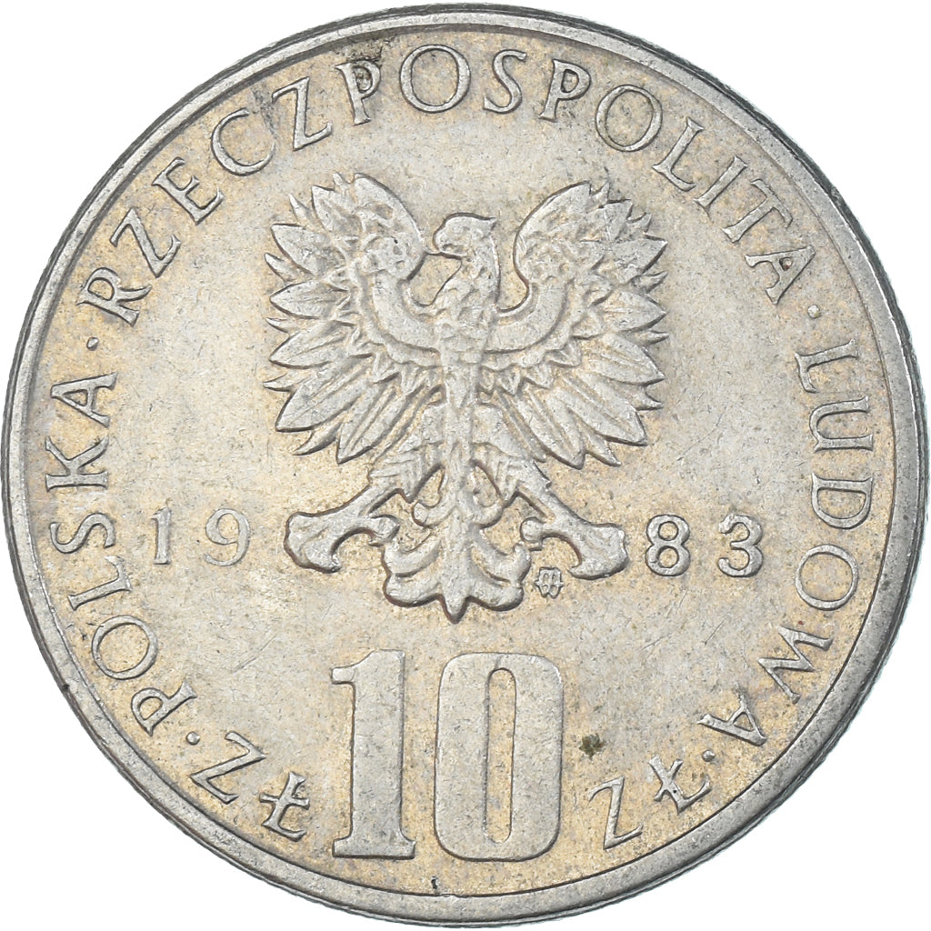 Munten, Polen, 10 Zlotych, 1983