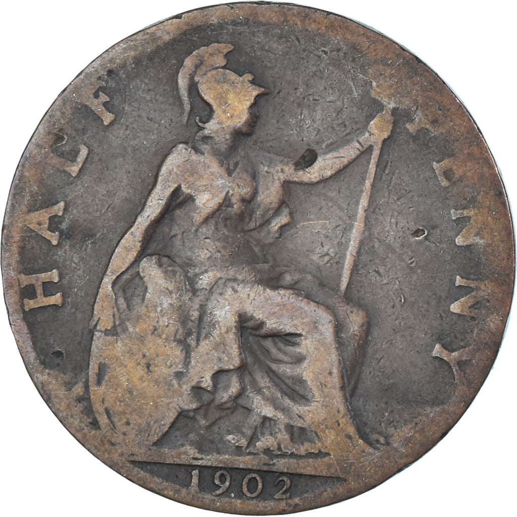 Moneta, Wielka Brytania, 1/2 Penny, 1902