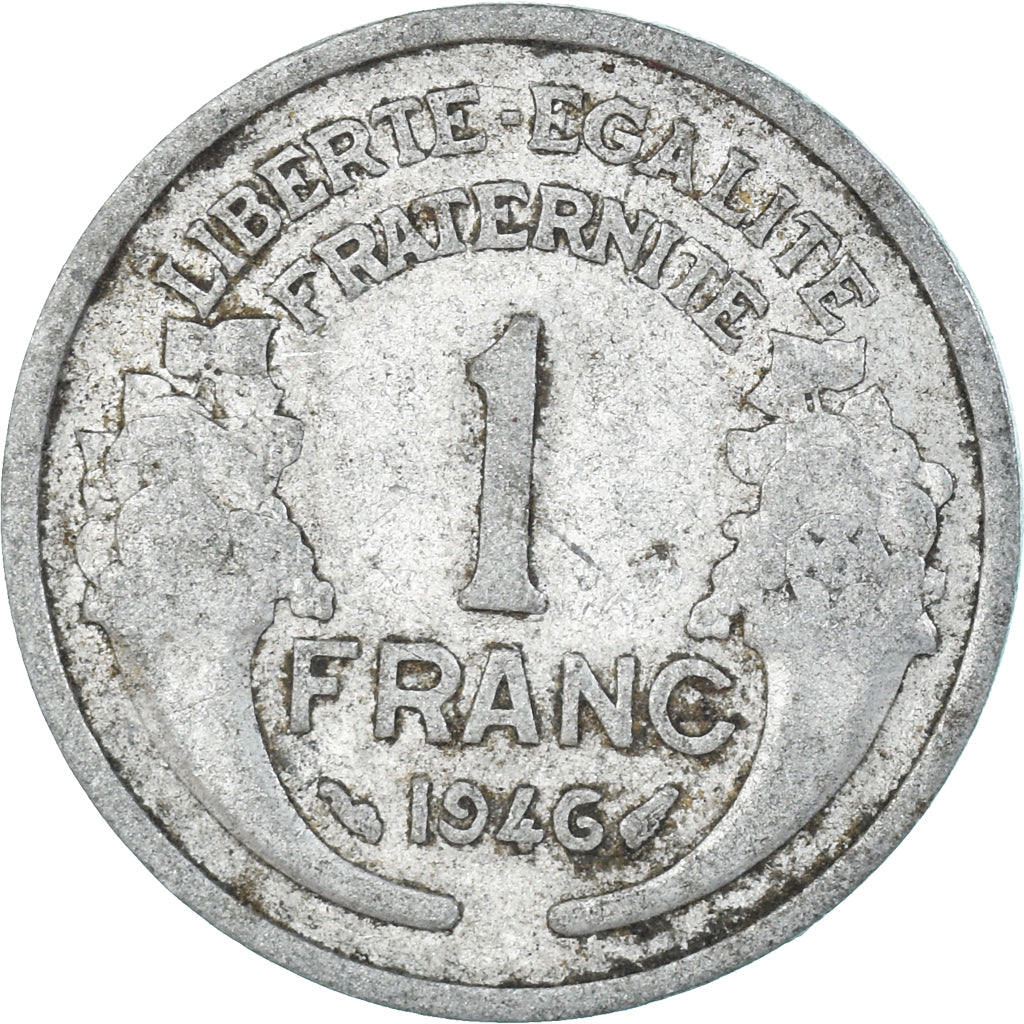 Moneta, Francja, Franc, 1946