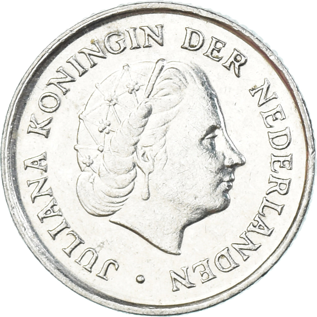 Moneda, Países Bajos, 10 Cents, 1971