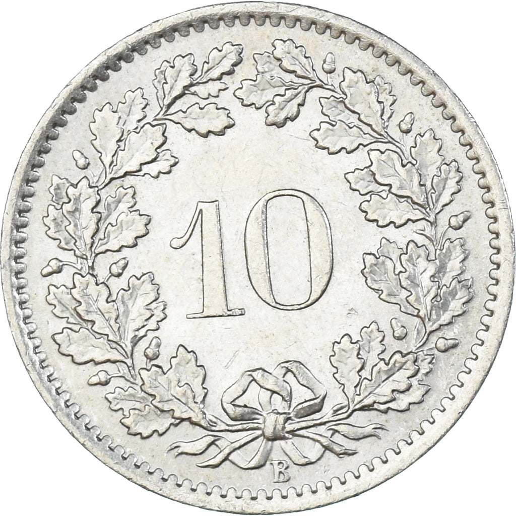 Münze, Schweiz, 10 Rappen, 1965