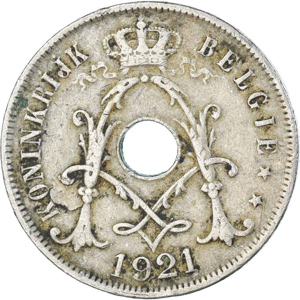 Moneta, Belgio, 25 Centimes, 1921