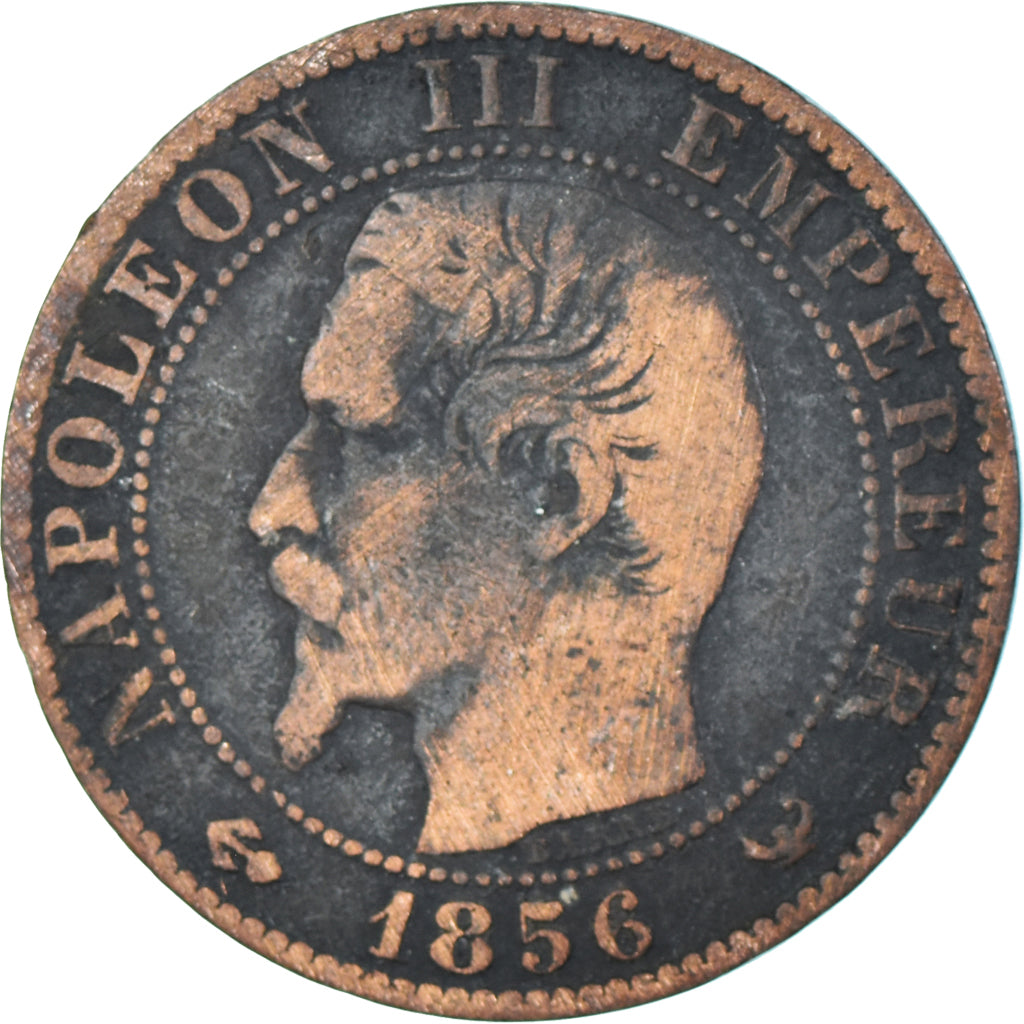 Coin, France, 5 Centimes, 1856