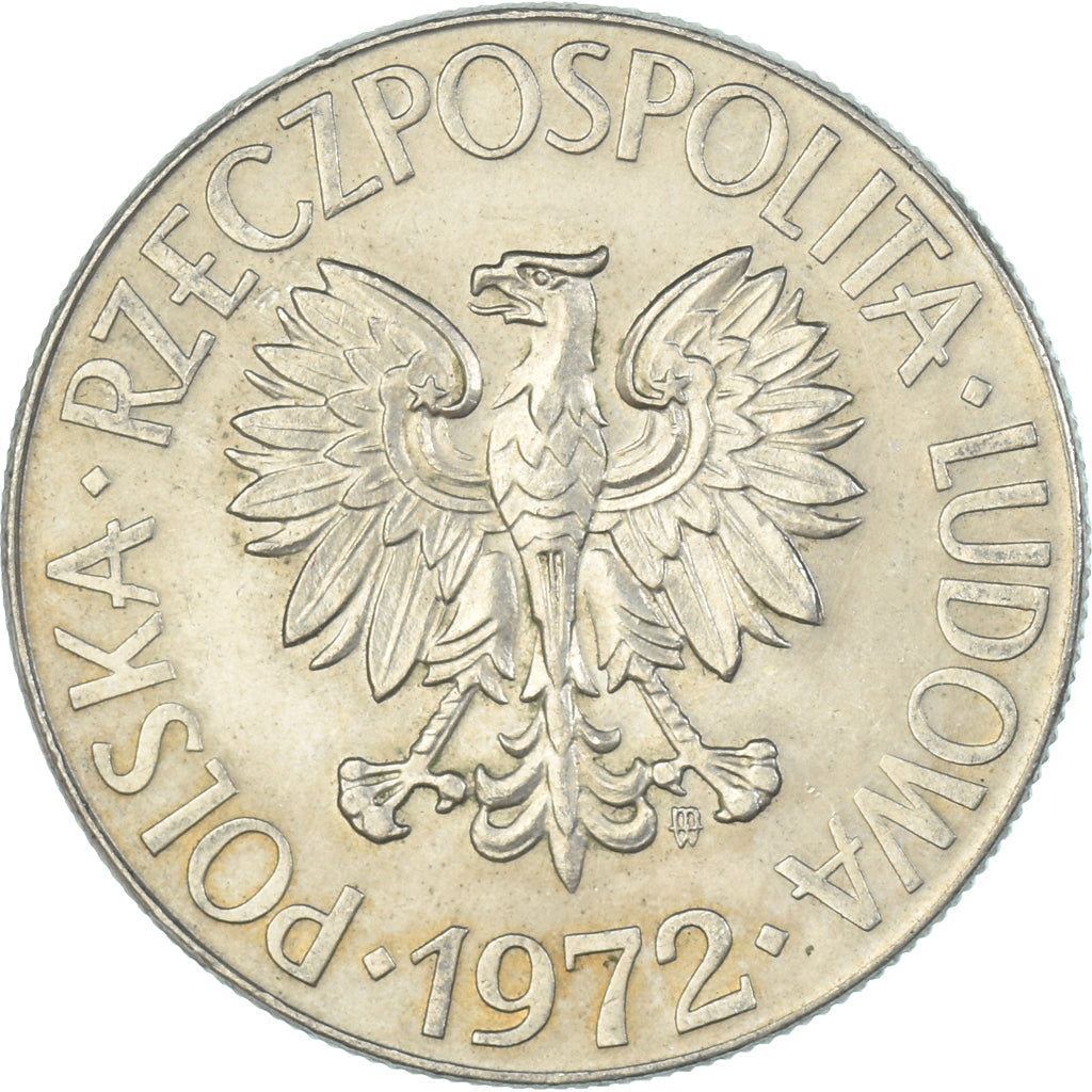 Munten, Polen, 10 Zlotych, 1972