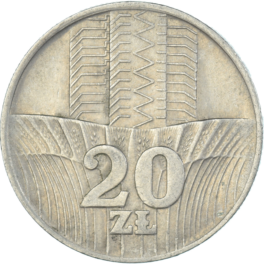 Moneta, Polonia, 20 Zlotych, 1973
