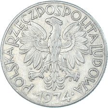 Moneta, Polska, 5 Zlotych, 1974