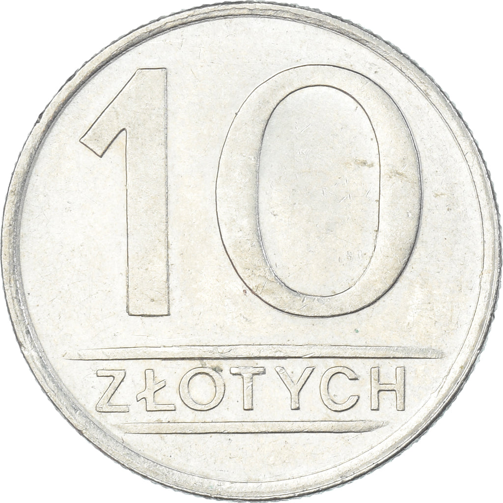 Moeda, Polónia, 10 Zlotych, 1984