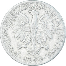 Monnaie, Pologne, 5 Zlotych, 1959