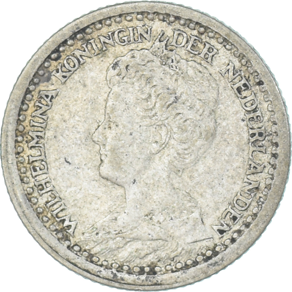 Moeda, Países Baixos, 10 Cents, 1918