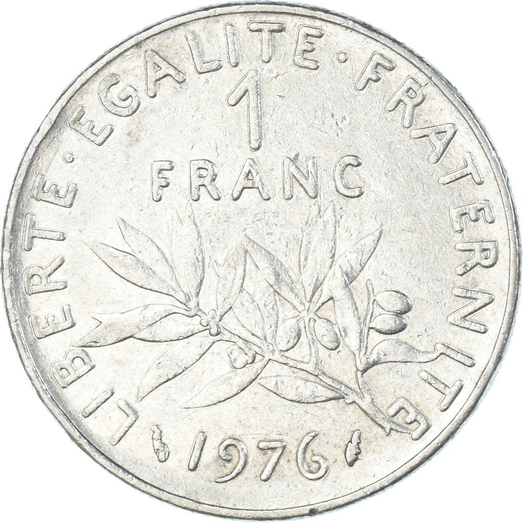 Moneta, Francia, Franc, 1976