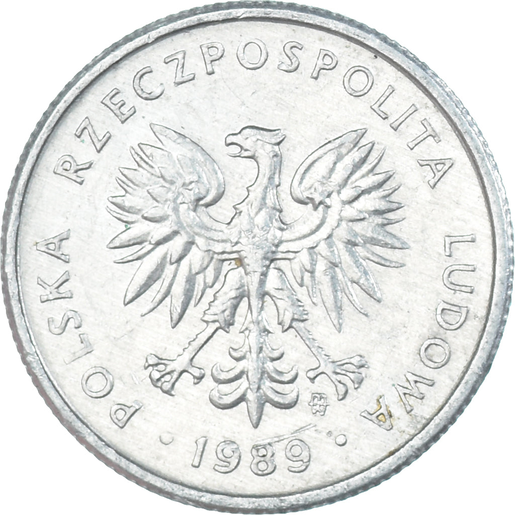 Moneta, Polonia, 2 Zlote, 1989