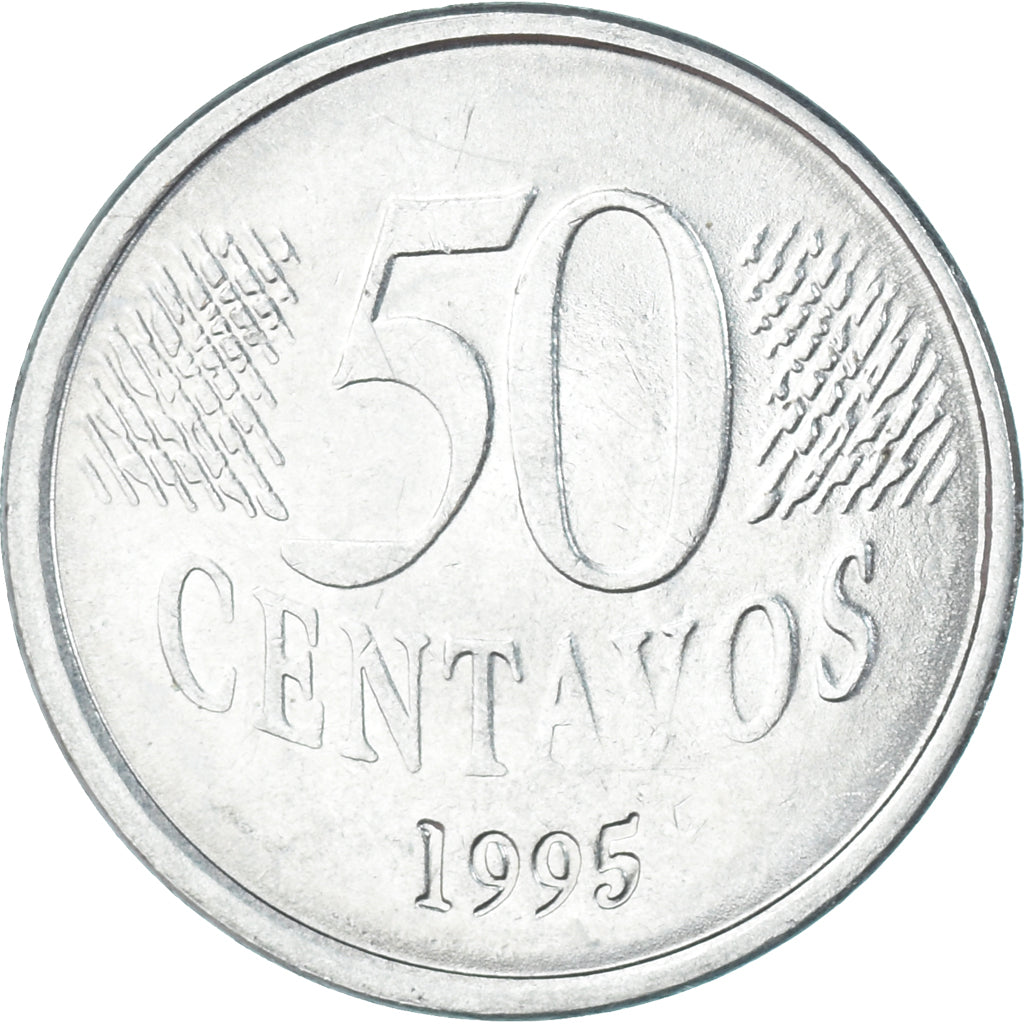 Moneta, Brazylia, 50 Centavos, 1995