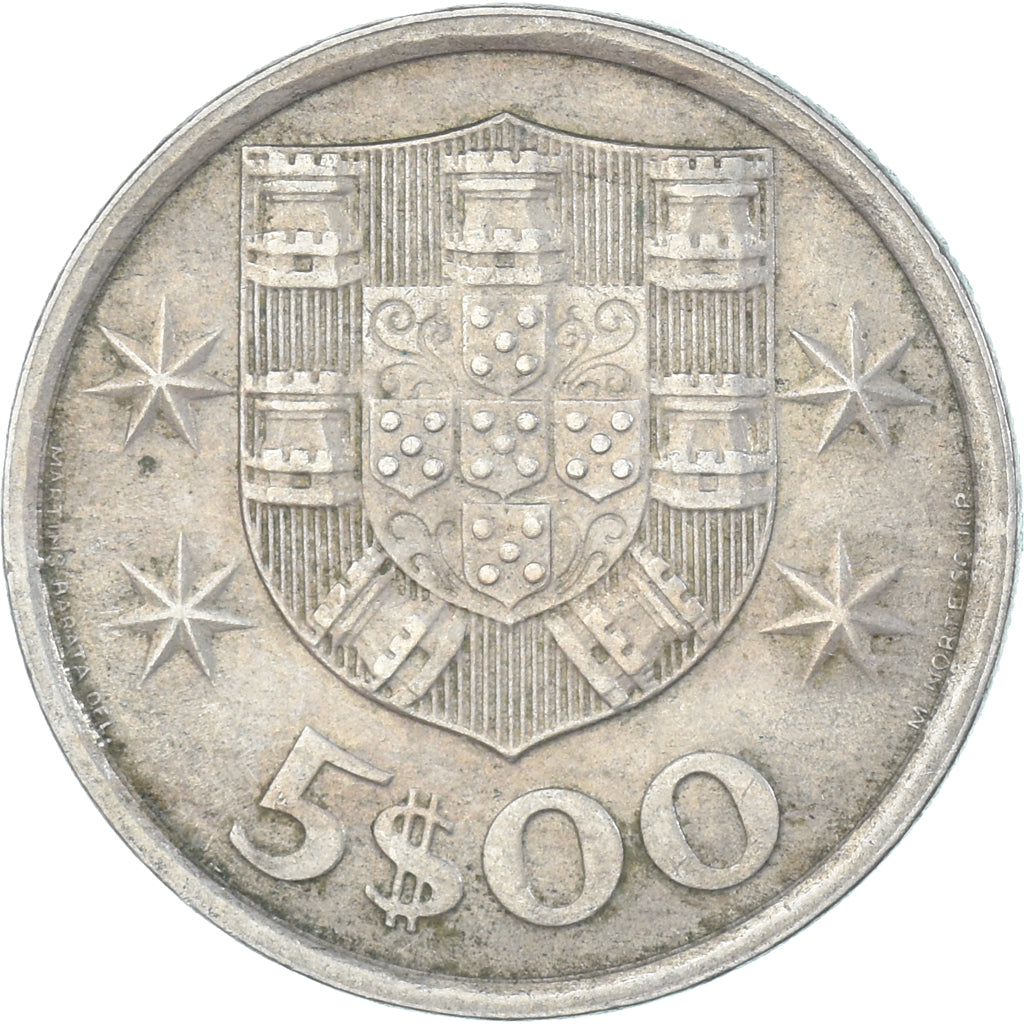 Moeda, Portugal, 5 Escudos, 1975