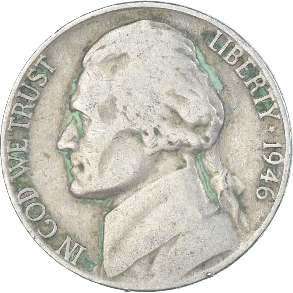 Moneta, Stati Uniti, 5 Cents, 1946