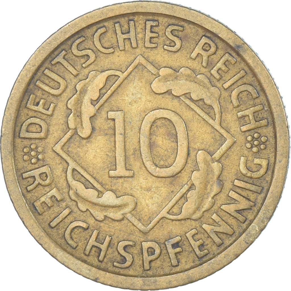 Munten, Duitsland, 10 Reichspfennig, 1929