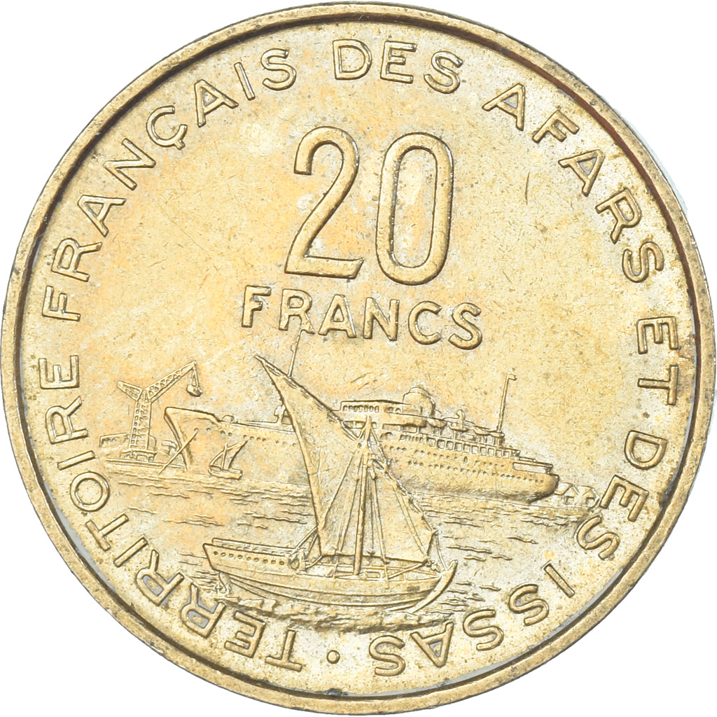 Coin, FRENCH AFARS & ISSAS, 20 Francs, 1968