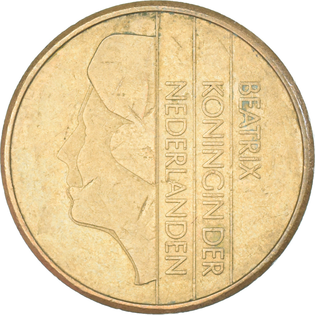 Moneda, Países Bajos, 5 Gulden, 1988