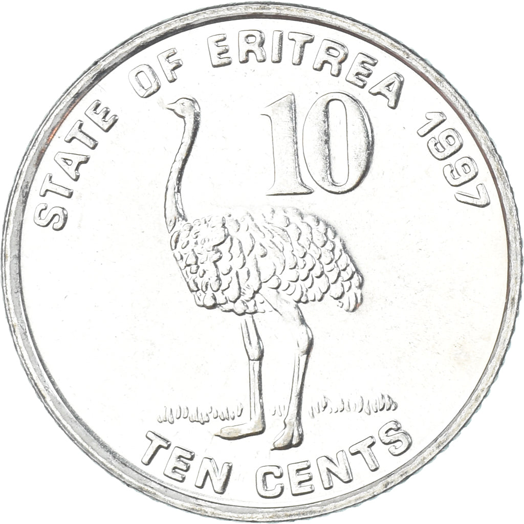 Moneda, Eritrea, 10 Cents, 1997