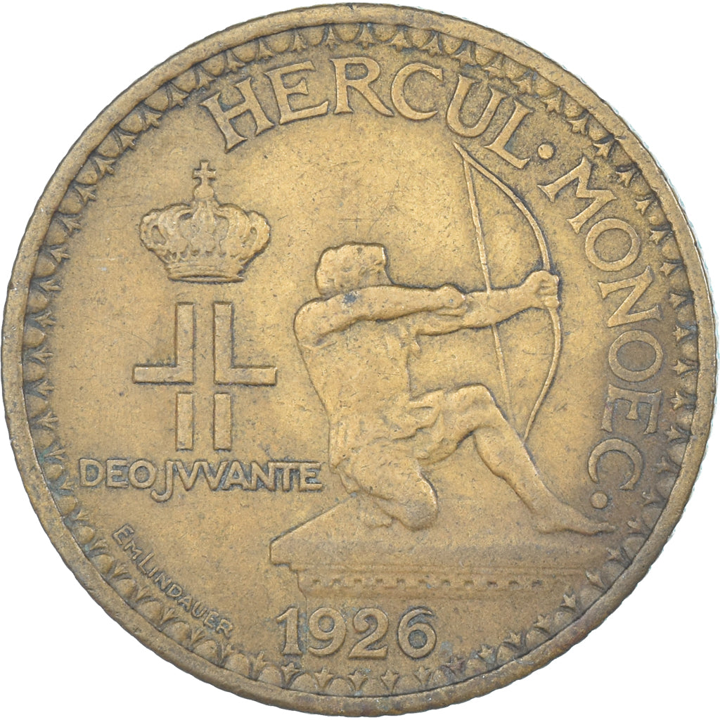 Moneta, Monaco, 2 Francs, 1926