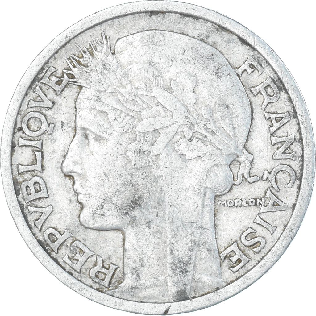 Moeda, França, 2 Francs, 1946