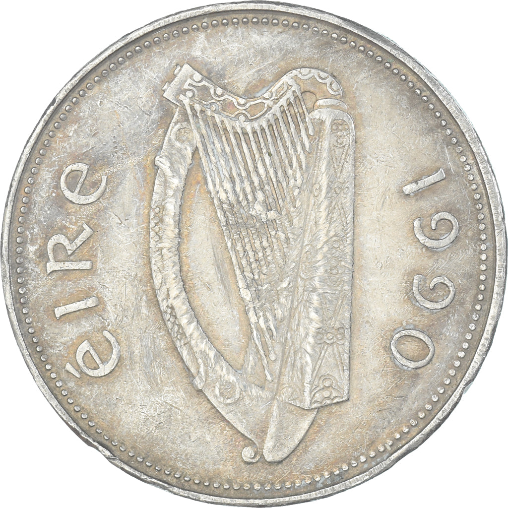Münze, Ireland, Punt, Pound, 1990